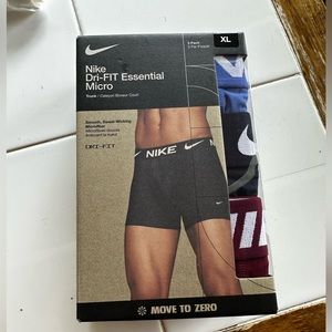 Nike dri fit boxers pack micro essential underwear set. Brand new size Xl